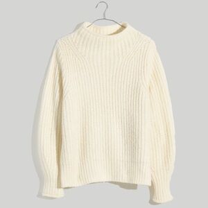 madewell loretto mockneck sweater size large